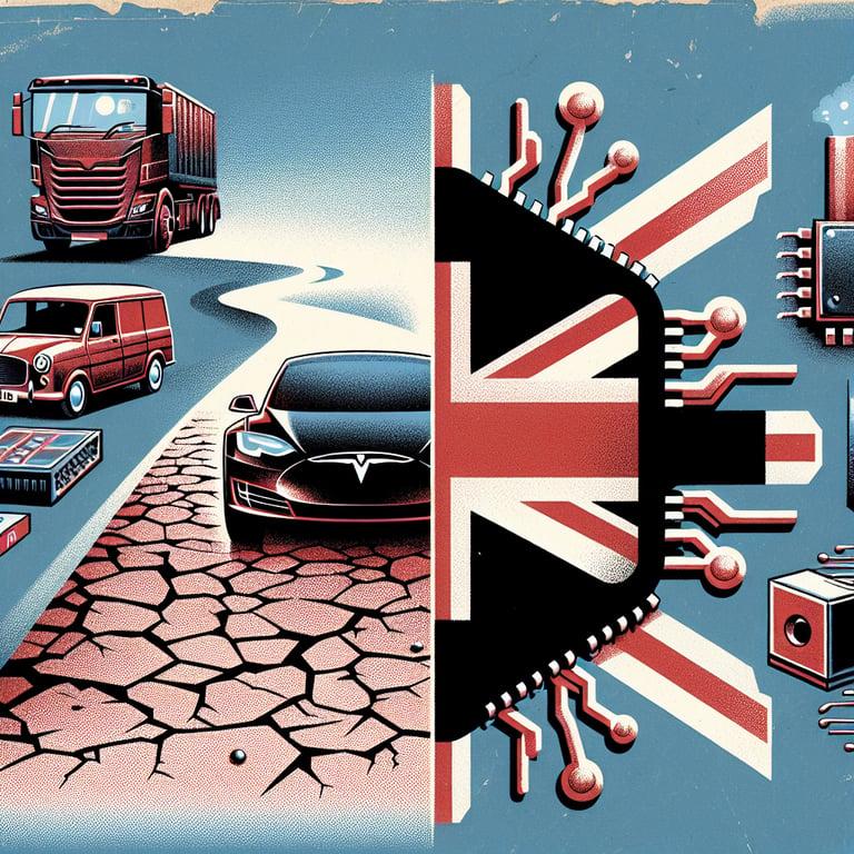 Banner for This Week in Tech: Tesla's Bumpy Road, UK Bets Big on Quantum, and More!