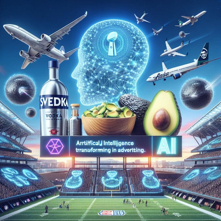 Banner for AI Takes the Field: How Svedka, Alaska Airlines, and Avocados From Mexico are Transforming Super Bowl Advertising