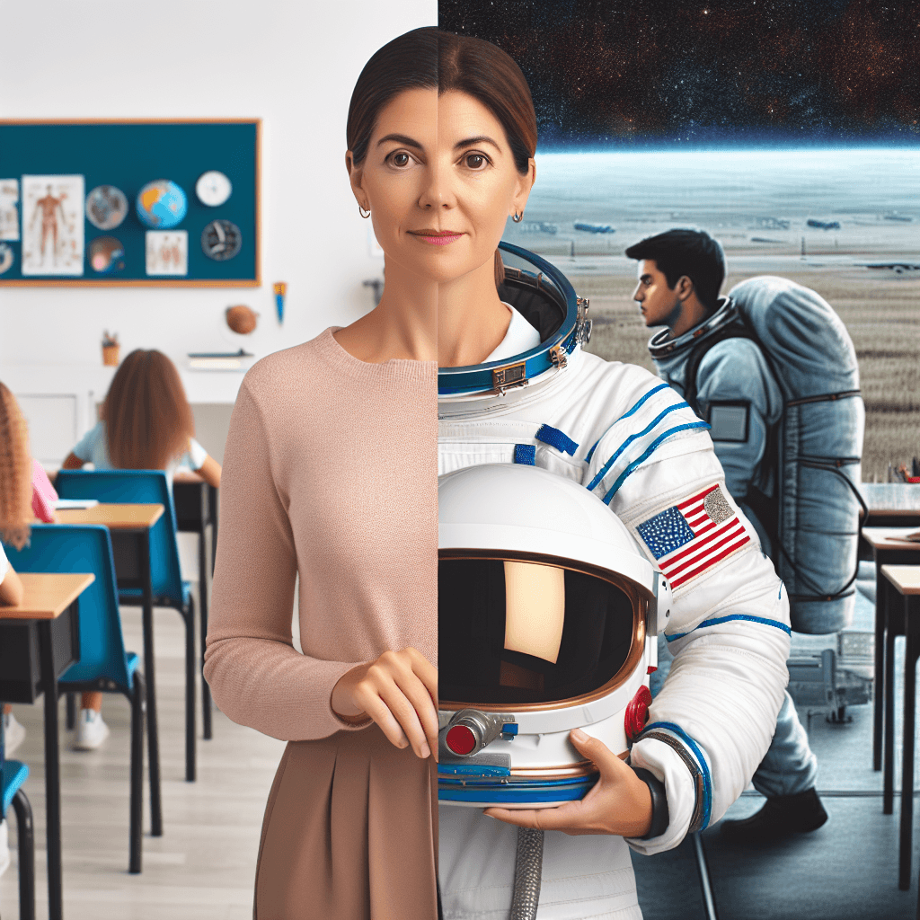 Banner for Cedar Rapids Educator Doubles as NASA Trainee!