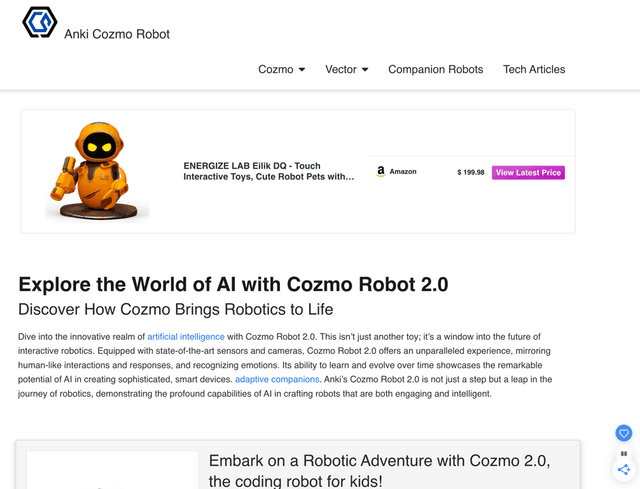 Thumbnail image for Cozmo Robot