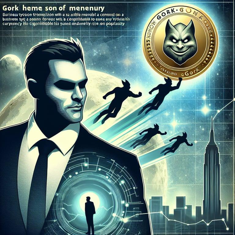 Banner for Elon Musk's New 'Gorklon Rust' Persona Sends GORK Meme Coin to the Moon