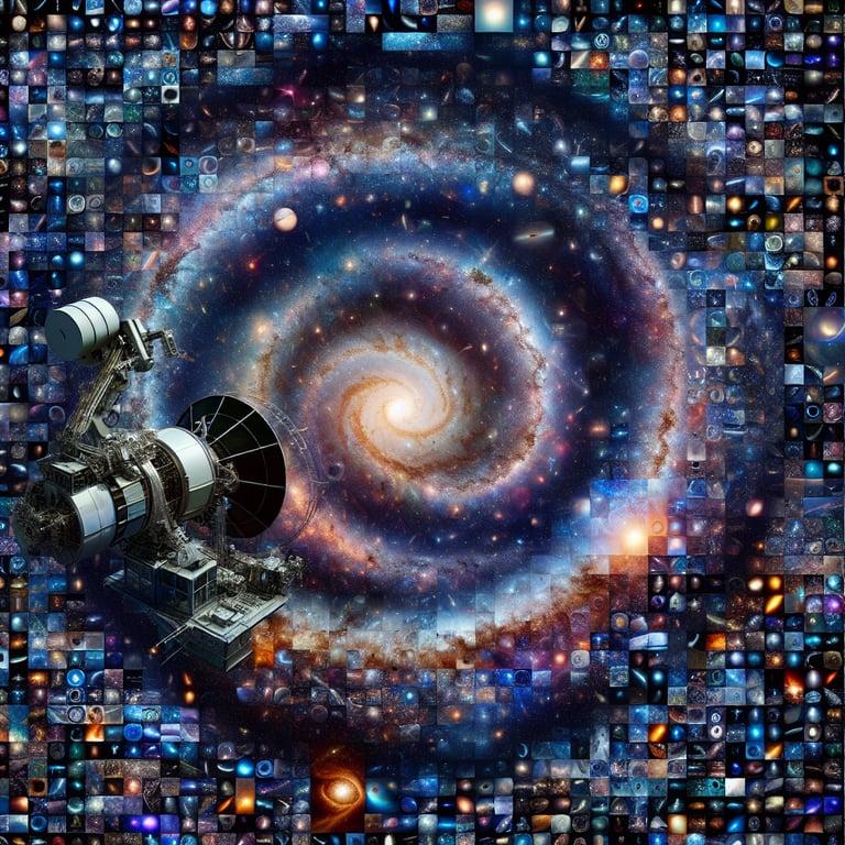 Banner for NASA's TESS Celebrates Five Years of Star Gazing: Stunning New Mosaic Revealed