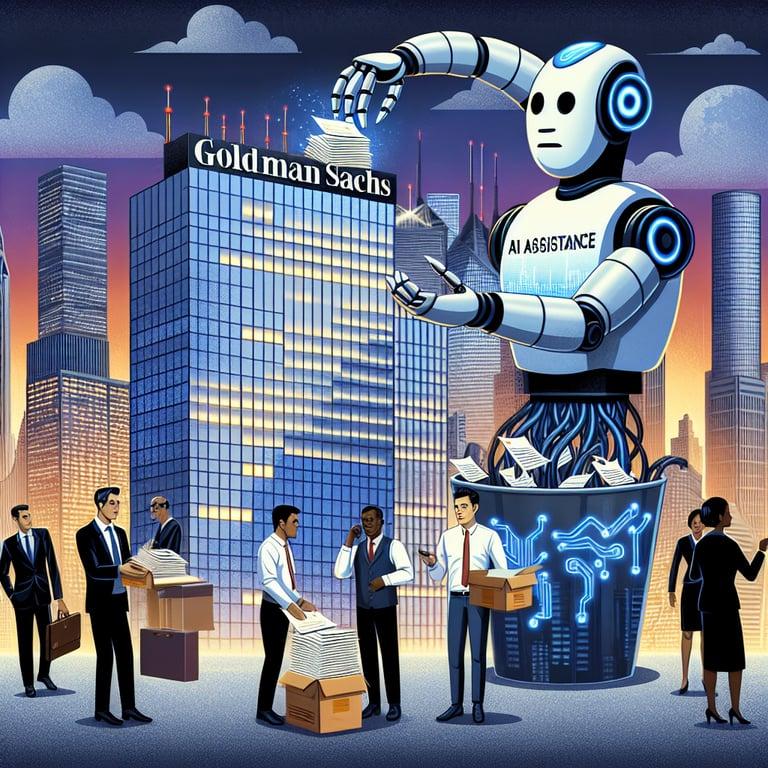 Banner for Goldman Sachs Rolls Out AI Assistant: Efficiency Boost or Job Threat?