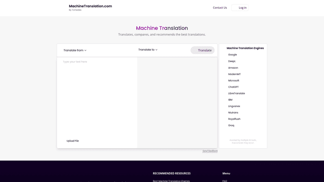 Thumbnail image for Machine Translation