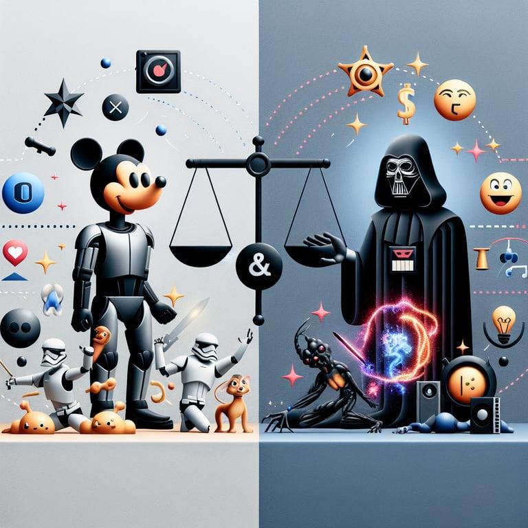 Banner for Disney and Universal Take Legal Swing at Midjourney Over AI-Created Mickey and Vader