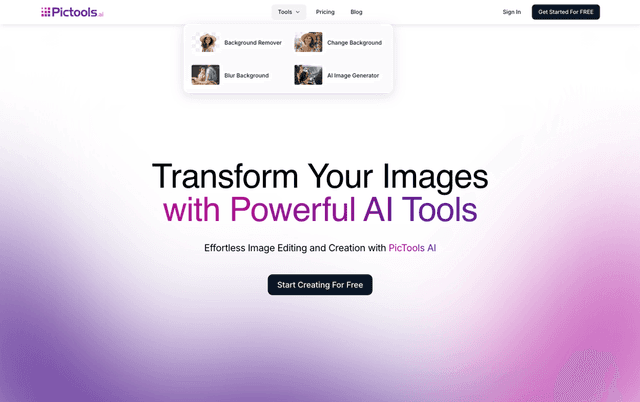 Thumbnail image for PicTools AI