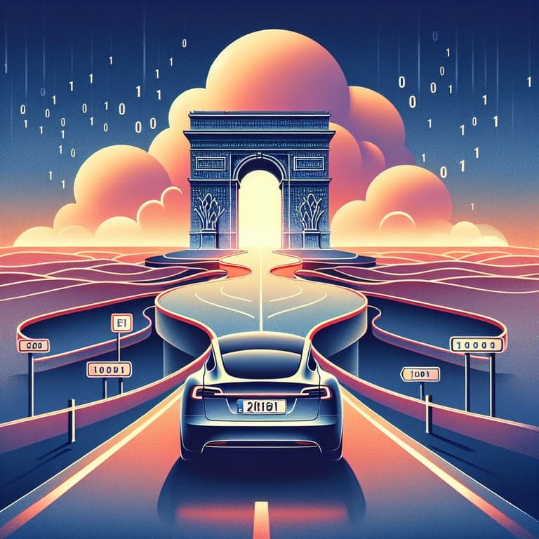 Banner for Tesla's Self-Driving Milestone: A European Debut