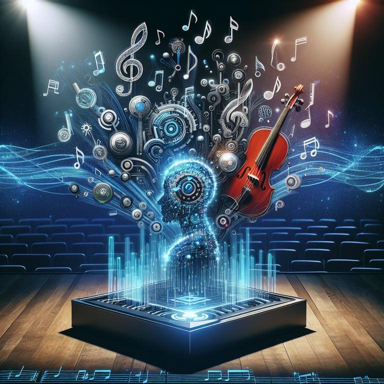 Banner for OpenAI's Latest Tune: Generative Music Tool in Development with Juilliard's Expertise