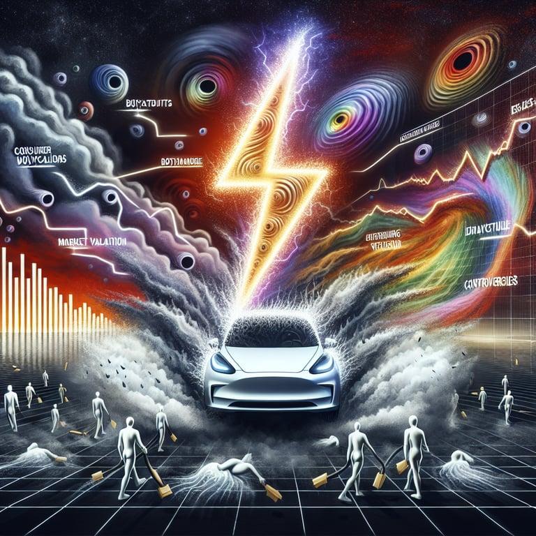 Banner for Tesla Faces Turbulence: Consumer Boycotts Threaten Market Valuation Amid Musk Controversies