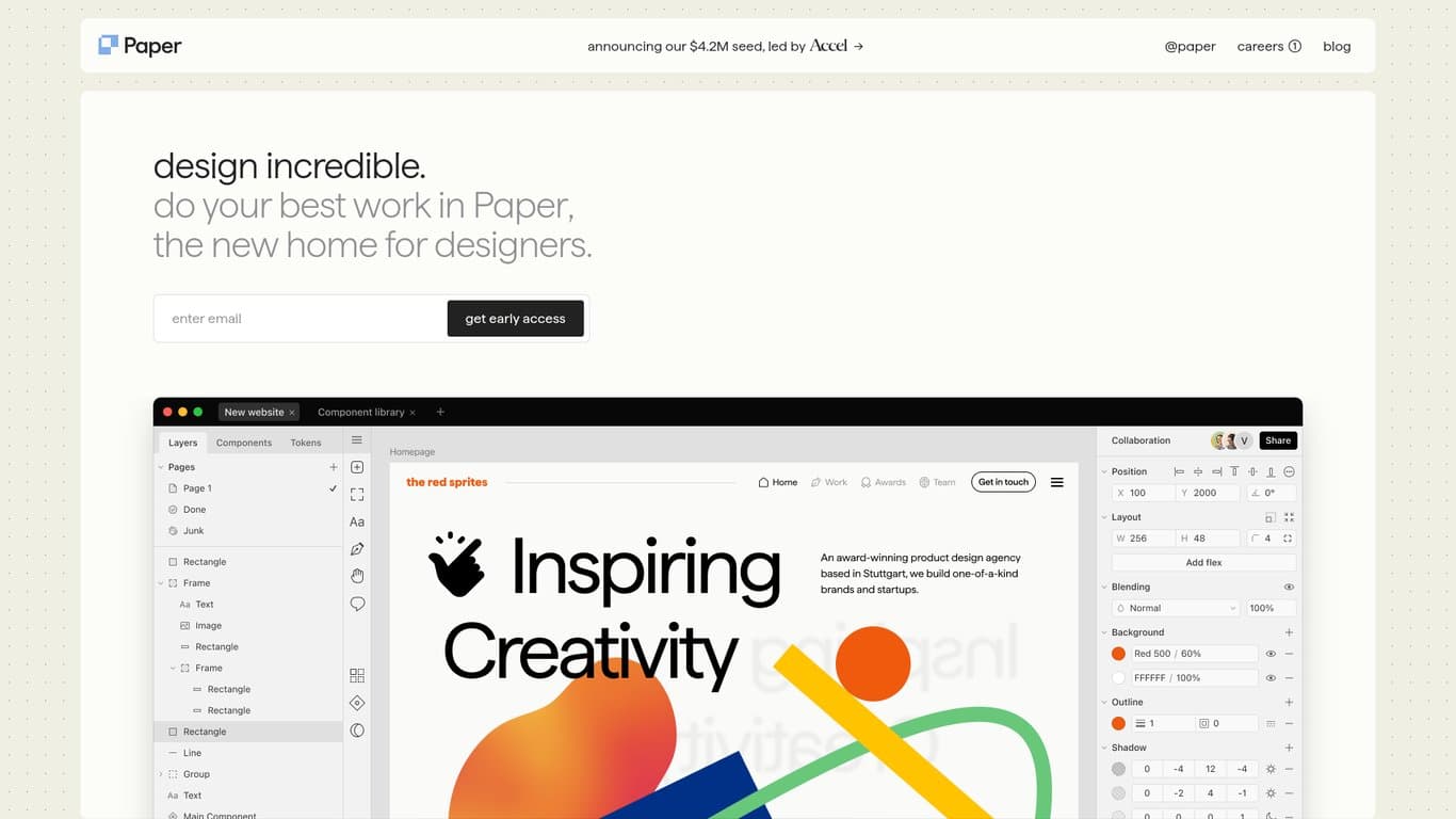 Paper Design screenshot