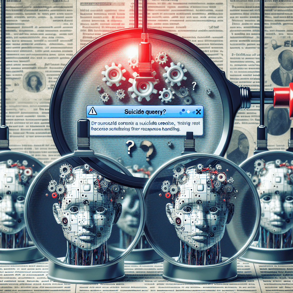 Banner for AI Chatbots Scrutinized: Inconsistencies in Suicide Query Handling Exposed