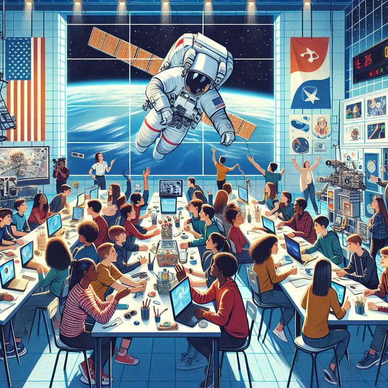 Banner for New Jersey Students Connect with Astronaut on ISS: A STEM Adventure!
