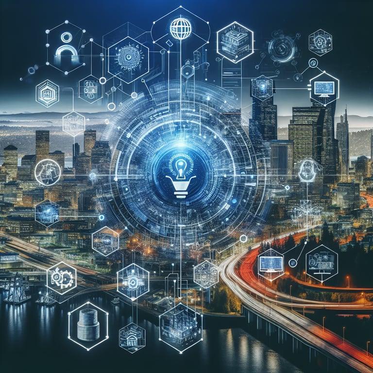 Banner for CommBank's Seattle Tech Hub: Elevating AI in Banking