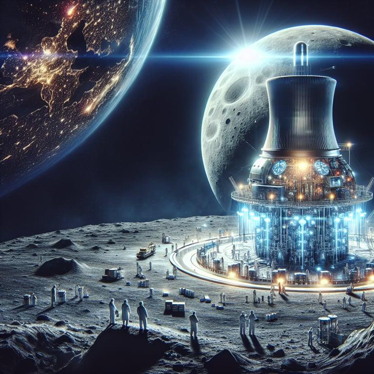 Banner for NASA to Light Up the Moon: Plans for a Nuclear Fission Reactor by 2030