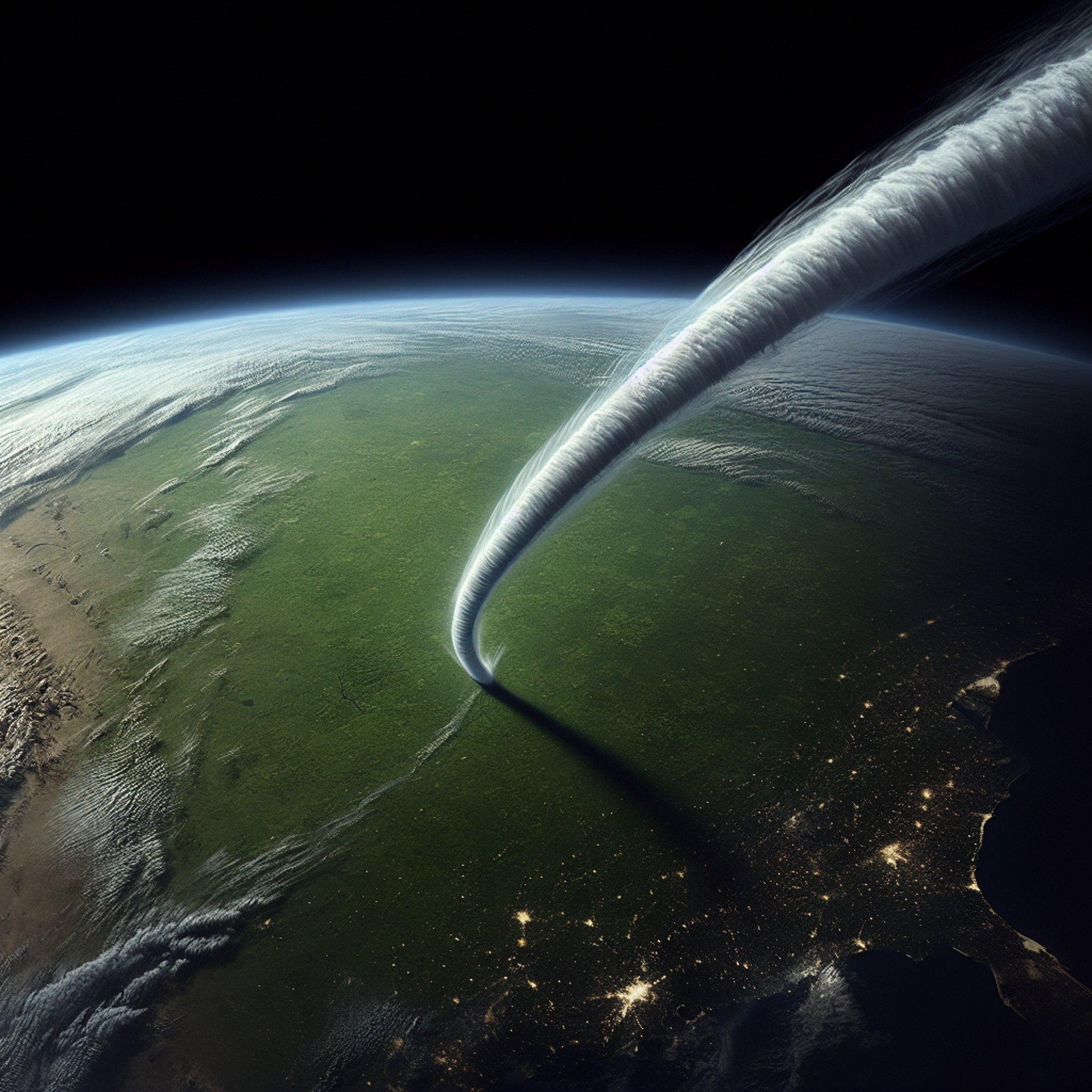 Banner for NASA Captures Devastating Kentucky Tornado's Path from Space