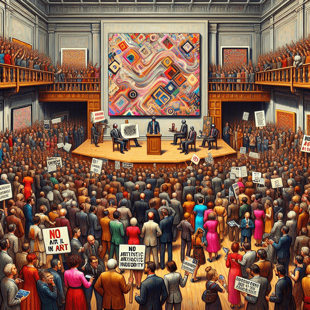Banner for Artists Revolt: Christie's AI Art Auction Faces Backlash for Alleged Copyright Violations