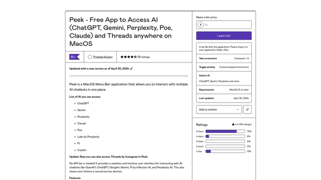Thumbnail image for Peek AI