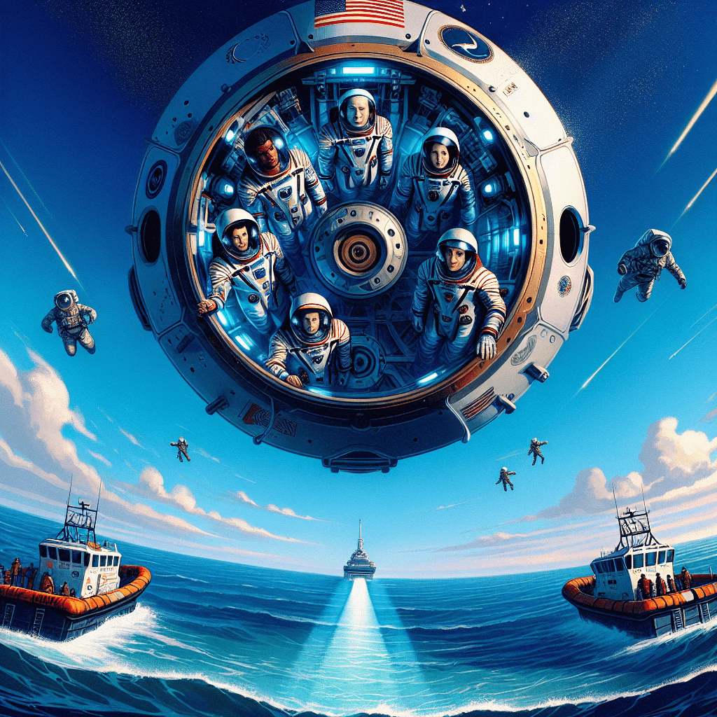 SpaceX Crew-10 Astronauts Touch Down: A Milestone Splash in the Pacific Ocean!