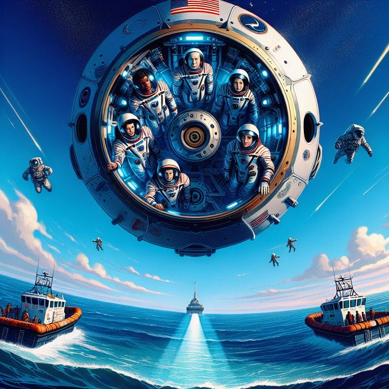 Banner for SpaceX Crew-10 Astronauts Touch Down: A Milestone Splash in the Pacific Ocean!