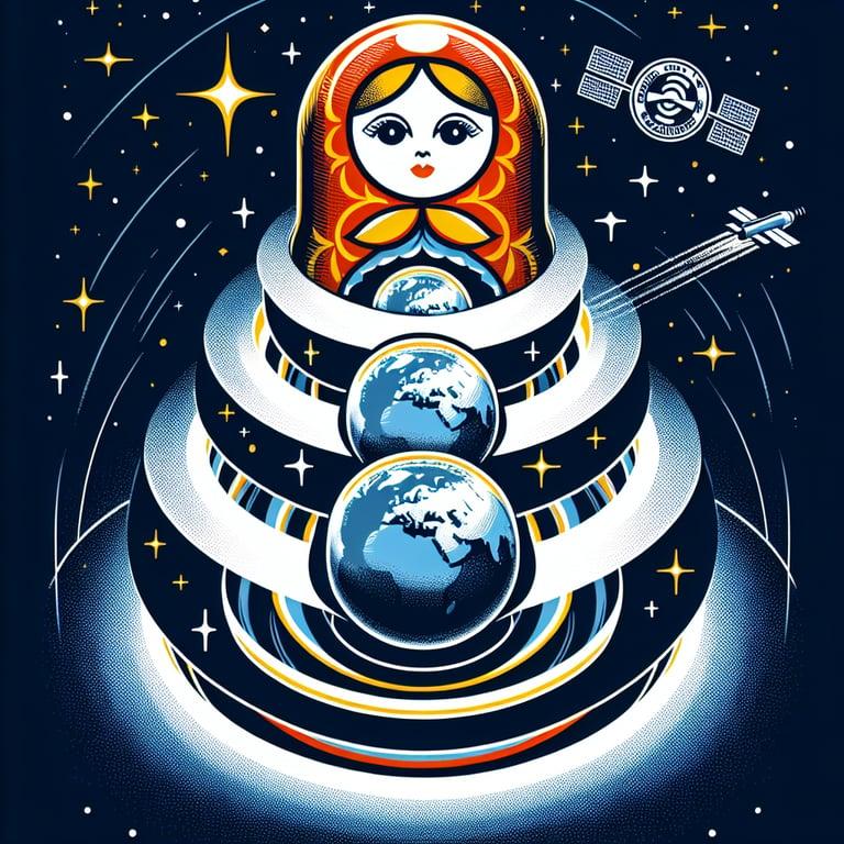 Banner for NASA Raises Concerns Over Russian 'Matryoshka' Satellites in Space