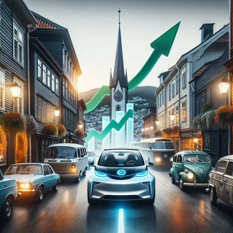 Banner for Tesla's Electric Triumph: An Unprecedented Milestone in Norway's EV Market!