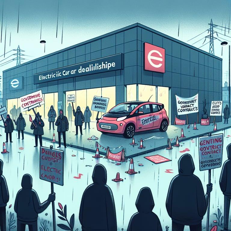 Banner for Anti-Musk Vandalism Strikes Tesla Dealership Amid Protests Over Government Contract Cuts