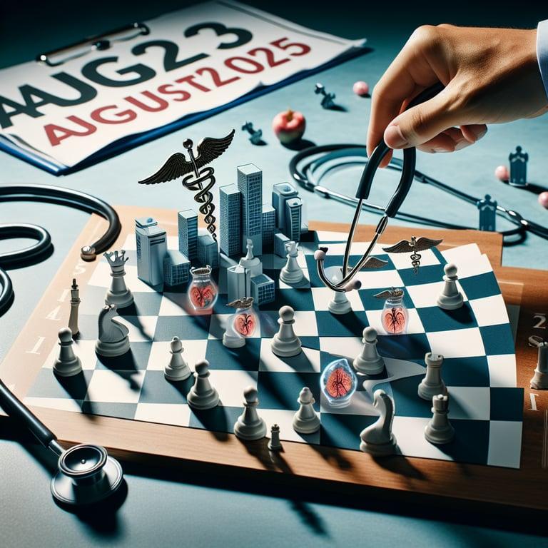 Banner for Turbulent Times for US Healthcare: Executive Shuffles and Layoffs Mark August 2025