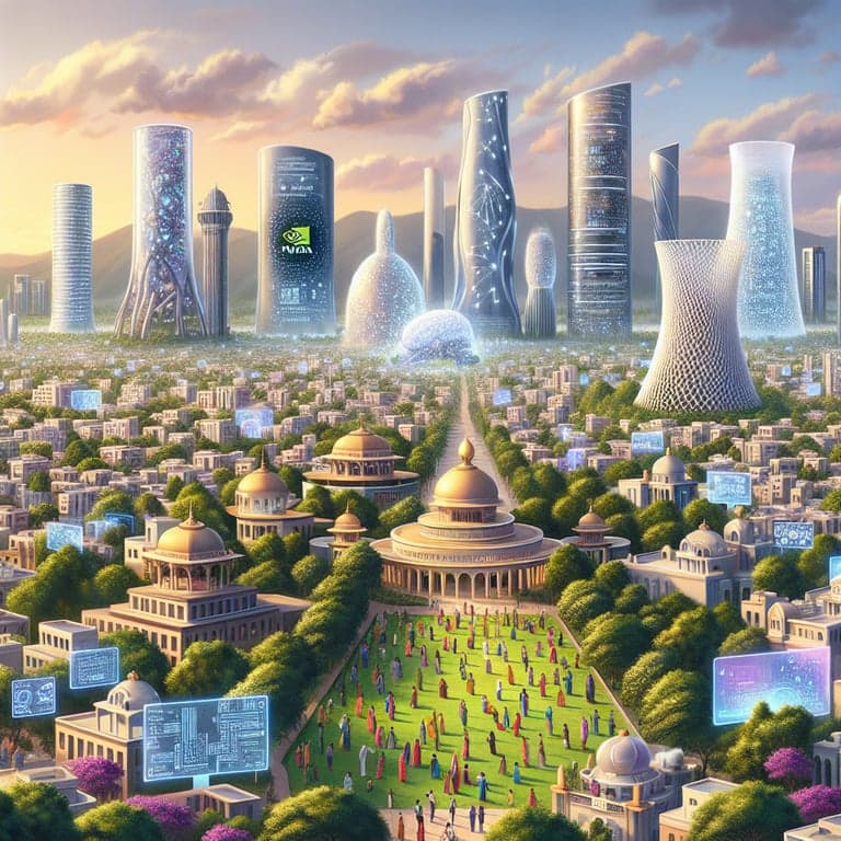 Banner for Nvidia Pioneers Bengaluru's AI Future with a Massive AI Superpark