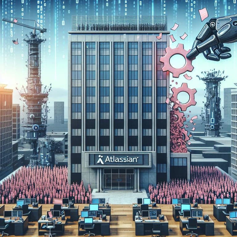 Banner for Atlassian Slashes 1,600 Jobs to Double Down on AI Amid Industry Shift