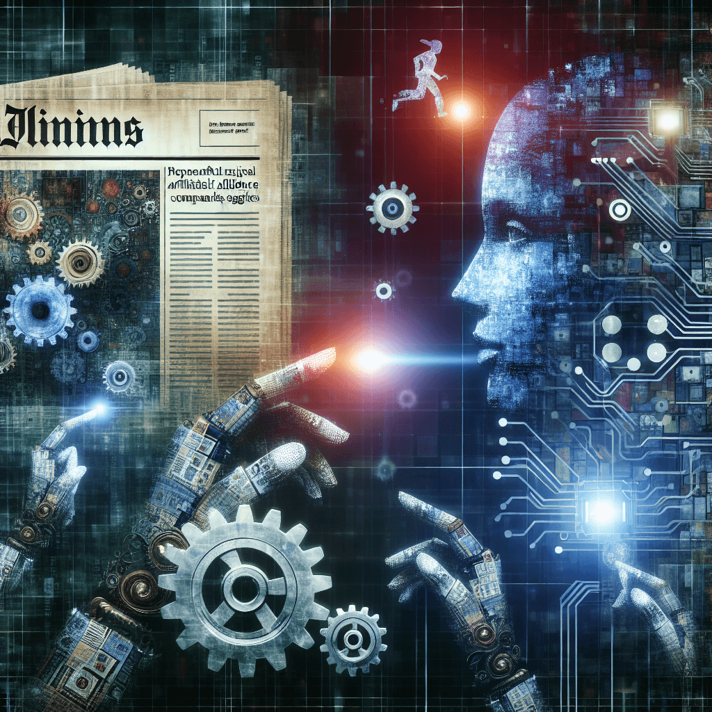 Banner for New York Times Takes on AI Giants!