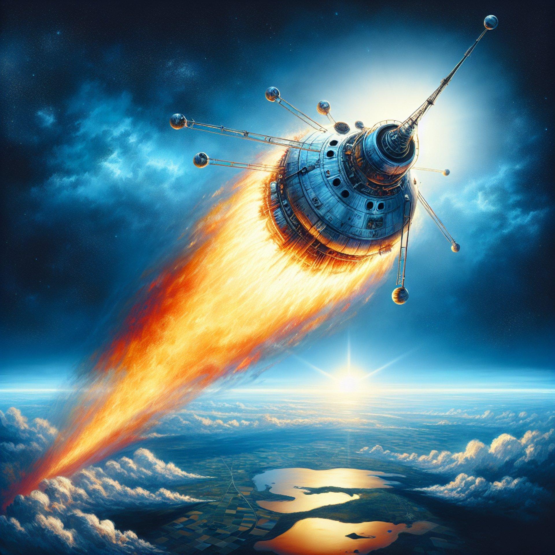 Banner for Soviet Spacecraft Kosmos 482 Makes a Fiery Return to Earth!