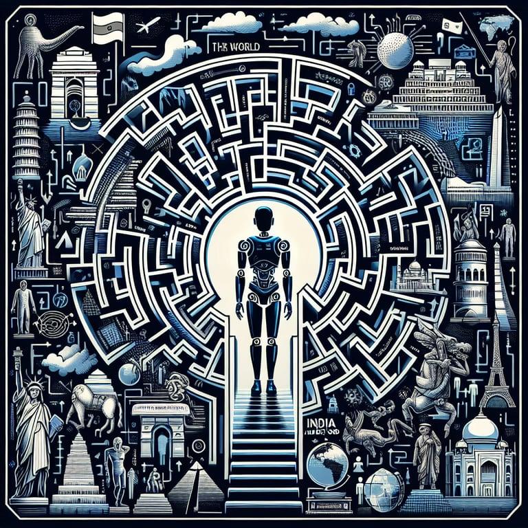 Banner for AI Copyright Conundrum: Navigating Legal Labyrinths in India and Beyond