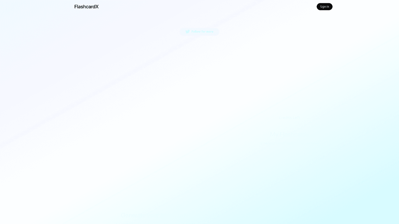 FlashcardX screenshot