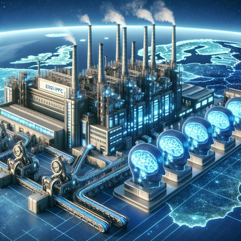 Banner for EuroHPC Sets the Stage: Seven AI Factories to Lead Europe's AI Race by 2025