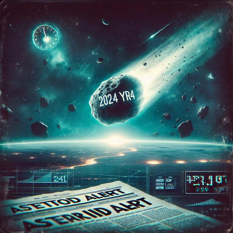 Banner for Asteroid Alert! 2024 YR4 May Be Headed Our Way in 2032!
