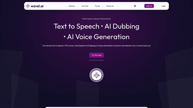 Thumbnail image for Wavel.ai