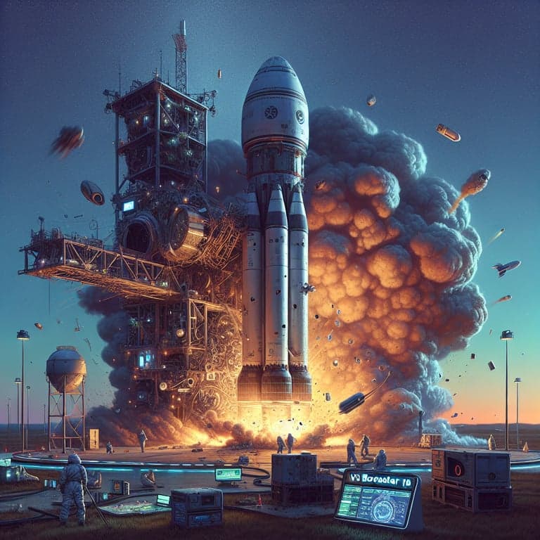 Banner for Oopsie! SpaceX's Starship V3 Booster 18 Goes Boom During Pressure Test!