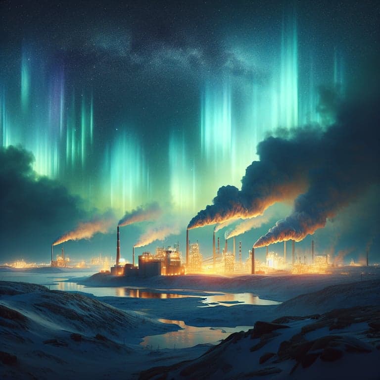 Mysterious Arctic Lights: NASA's Growing Concern Over Light Pollution Due to Industrial Boom