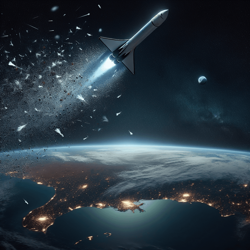 SpaceX Falcon 9 Rocket: Trailblazing Pollution Detected from Space Debris Re-entry!