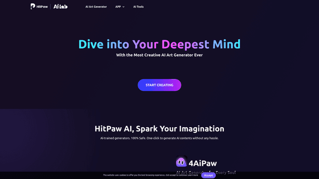 Thumbnail image for HitPaw AI Art Generator