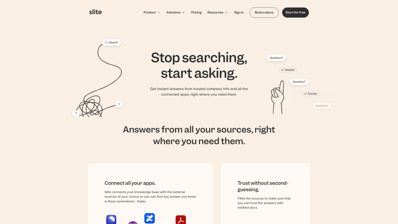 Slite - Ask screenshot