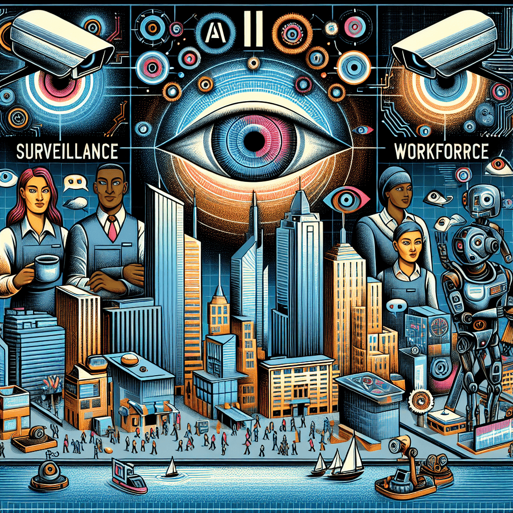 Banner for 2025's AI's Impactful Year: Surveillance, Workforce Shifts, and Robotics at the Forefront