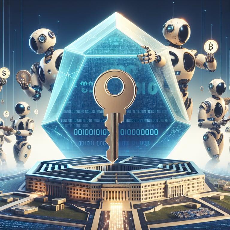 Banner for Pentagon Awards $800 Million AI Contracts to Tech Giants for National Security