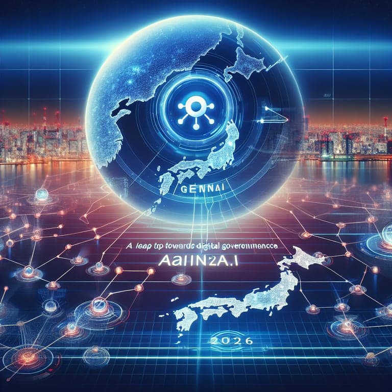 Banner for Japan's 'Gennai' AI Initiative: A Leap Towards Digital Governance by 2026