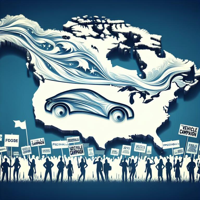 Banner for Canadians Rally Against Musk's Moves: 'Tesla Takedown' Sweeps the Nation!