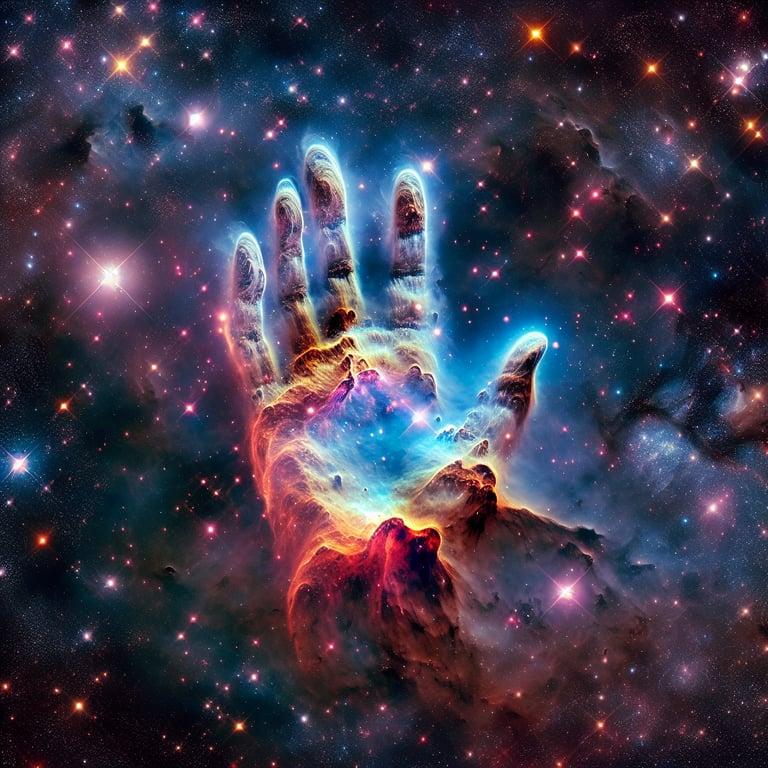 Banner for NASA's Cosmic Hand Nebula Revealed in Stunning Multiwavelength Detail