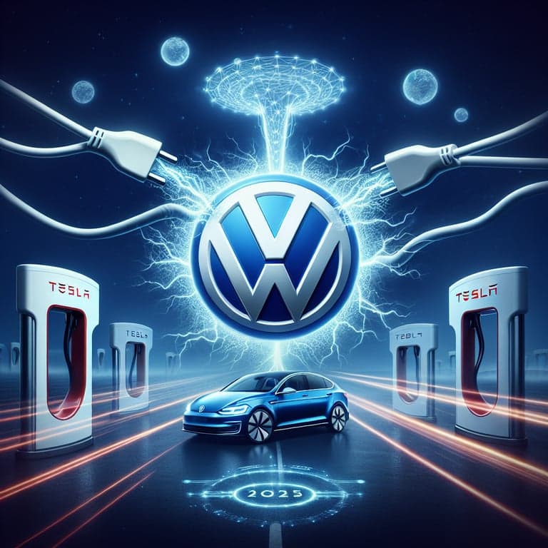 Volkswagen Charges Forward: Access to Tesla Supercharger Network for EV Owners by 2025