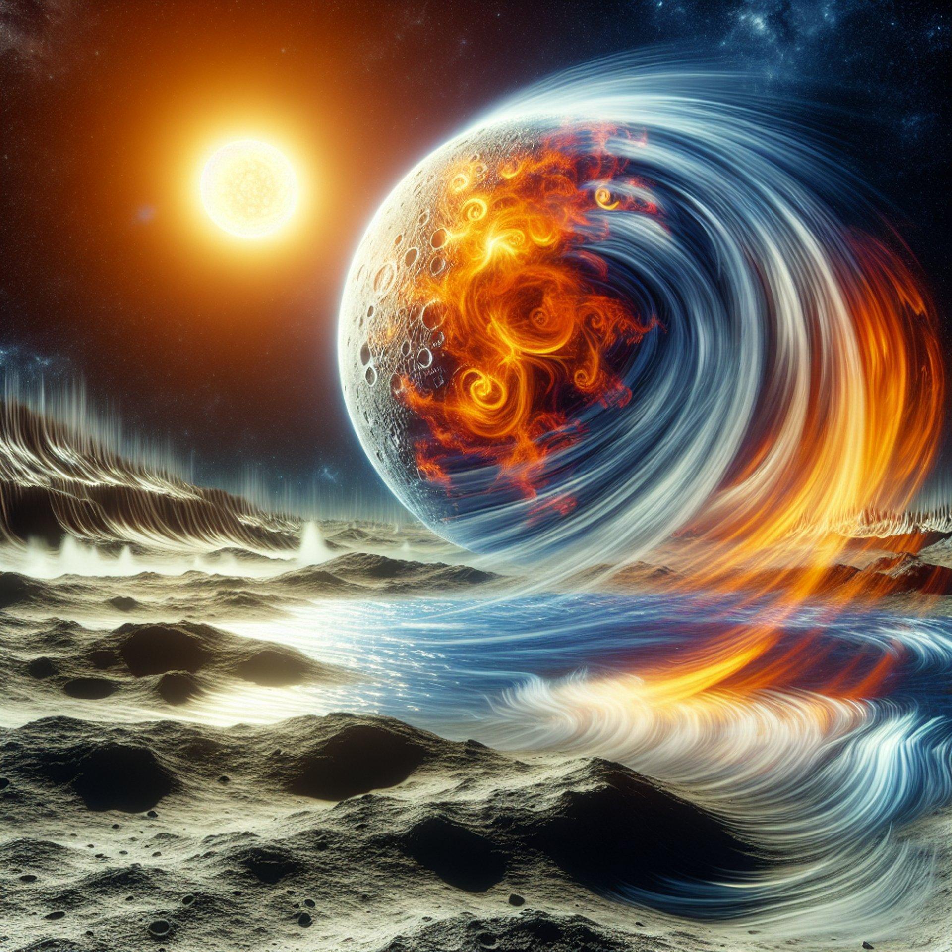 Banner for NASA Confirms Solar Wind as a Major Player in Moon's Water Formation
