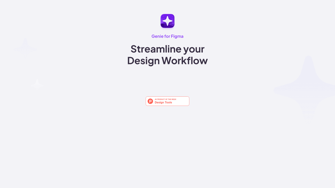 Genie - Figma screenshot