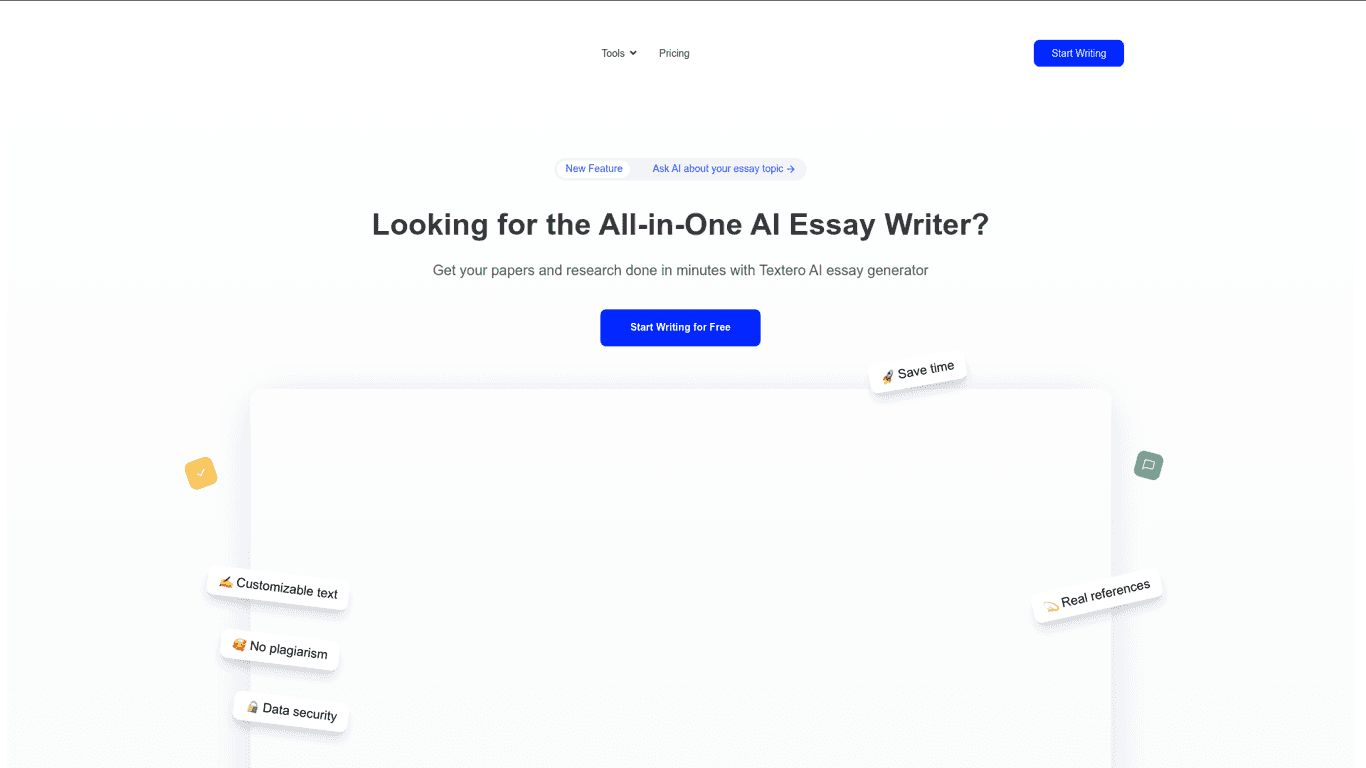 Textero.ai screenshot